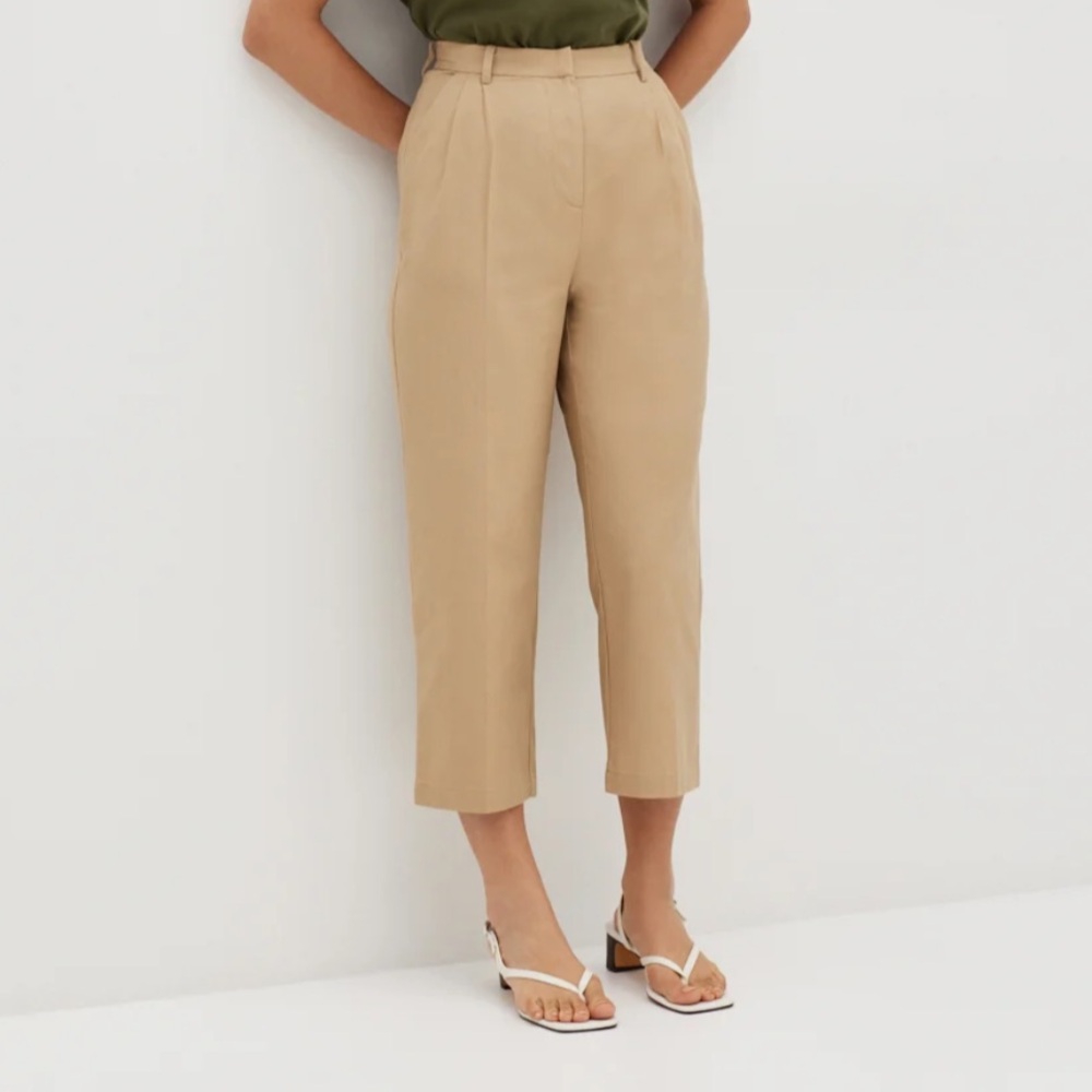 Avanni Linen Straight Leg Pants